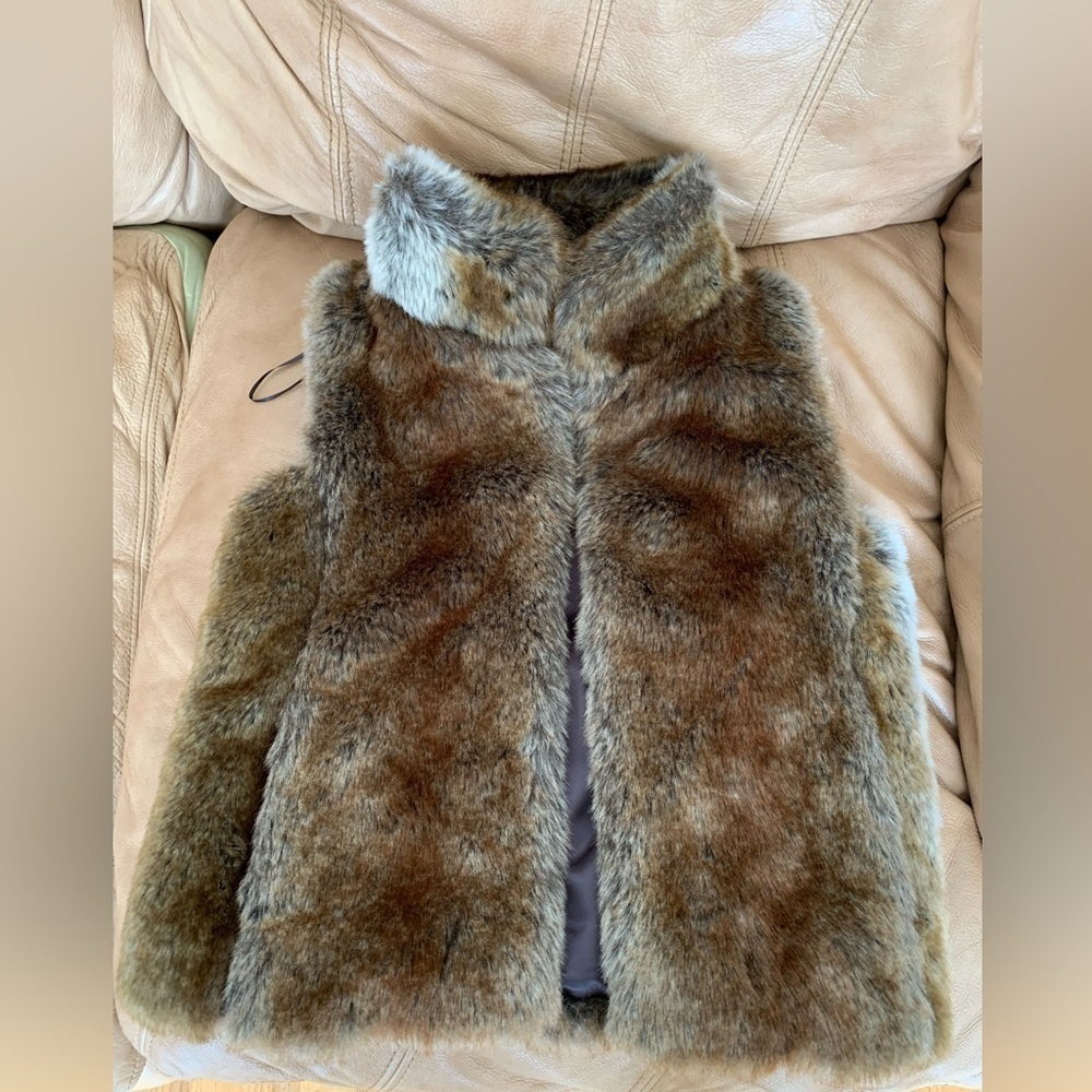 Faux fur vest Teens medium